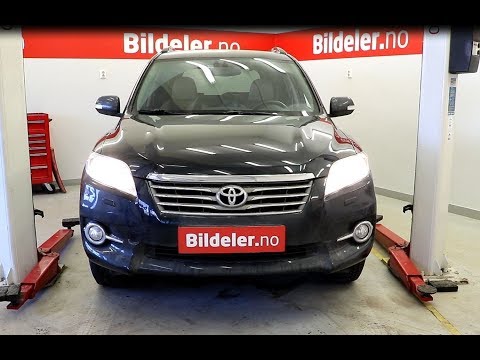 Toyota RAV4: Hvordan bytte bremser bak (Bremseskiver & klosser) - 2006 til 2012 mod. (XA30)