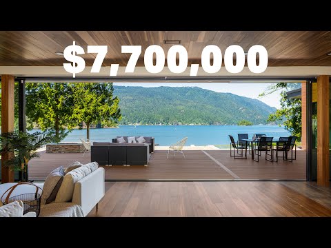 Videó: Luxus Mountain View Villa a British Columbia-ban