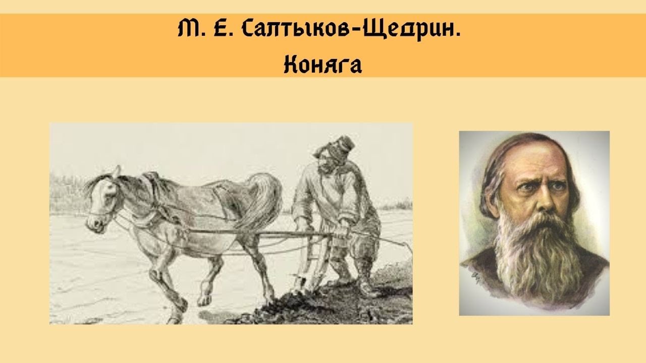 Коняга содержание. Сказки Щедрина Коняга. Коняга Салтыкова Щедрина пустопляс.