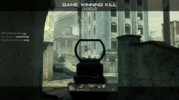 Modern Warfare 3 my first game & final Killcam