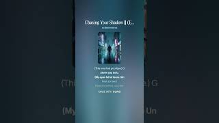 Chasing Your Shadow 🌧️ English Turkish #shorts #languagelearning #music #song