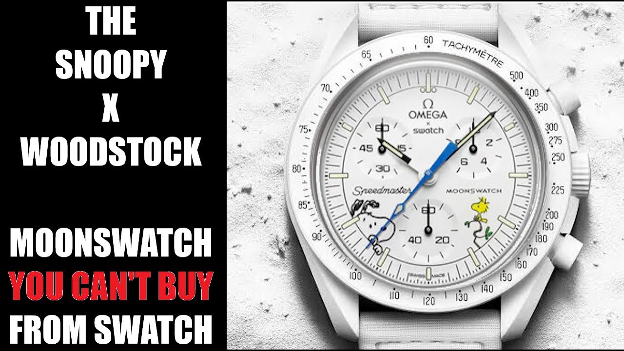 The Snoopy X Woodstock Moonswatch YOU CAN