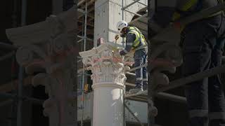 Grand GFRC Entrance Installation | 7-Star Hotel Construction