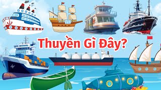 Dạy Bé Học Tiếng Anh Các Phương Tiện Giao Thông Đường Thủy Water Transport Vocabulary
