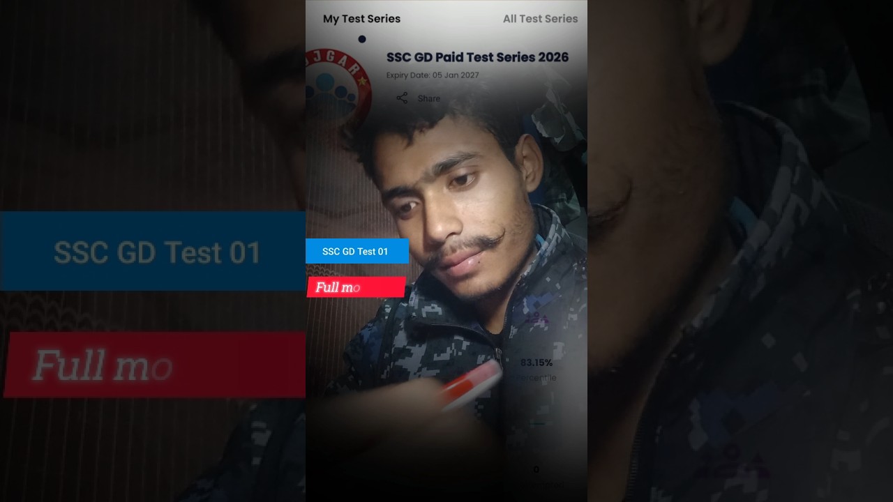 SSC GD-2025-26 || RWA PAID TEST SERIES ||FULL MOCK TEST |Ankit sir|