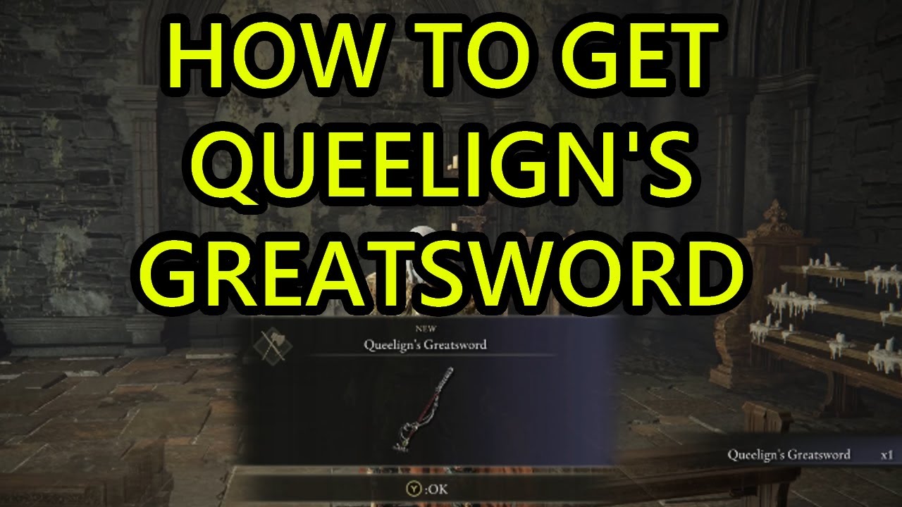 Queelign's Greatsword Location Elden Ring Shadow of the Erdtree How to