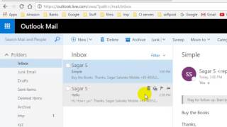 How to flag the mail in outlook webmail 365