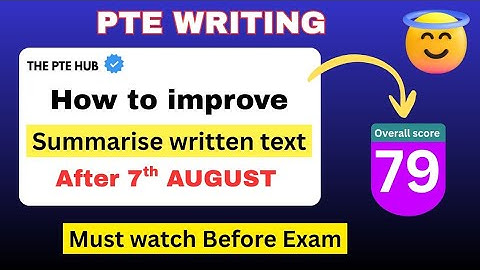 🔥Stop Making These Mistakes in Summarise Written Text | PTE Writing Secrets Revealed! #pte2025 #fwt 