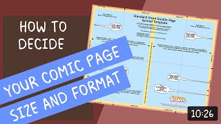 How to Decide your Comic Size and Format