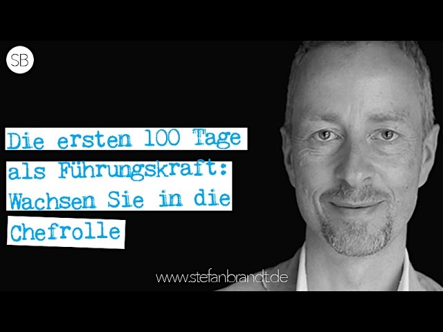 Ifg004 Starten Sie Optimal Die Ersten 100 e Als Fuhrungskraft Youtube