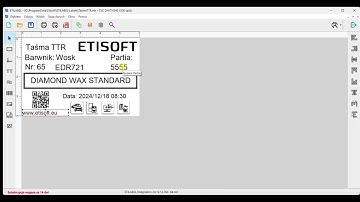 ETILABEL - program do etykiet. Powiązanie komponentów.