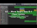 U2 New Years Day E+I Tour remix - Guitar Backing Track | Instrumental