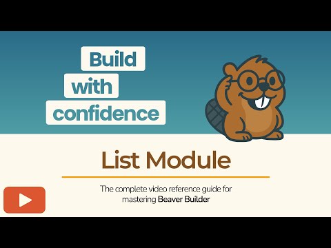 How to Use the List Module in Beaver Builder | Create Bullet Points, Checklists & Icon Lists