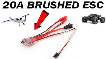 20A Brushed ESC | Unboxing & Testing | For Brushed Motor
