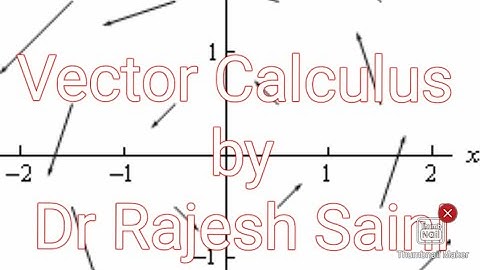Vector Calculus || Constant Vector .