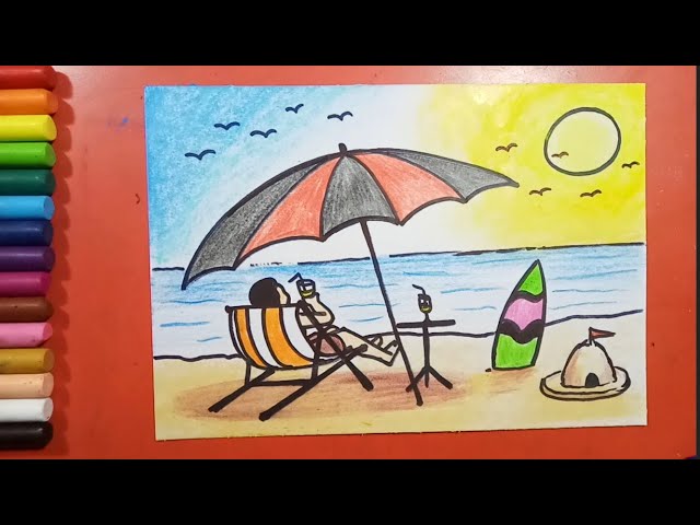 10 Easy Summer Drawings for Beginners - Step-by-Step Guide