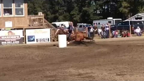 Martha getting 2nd place at Barnhill Dairy - 10/17...