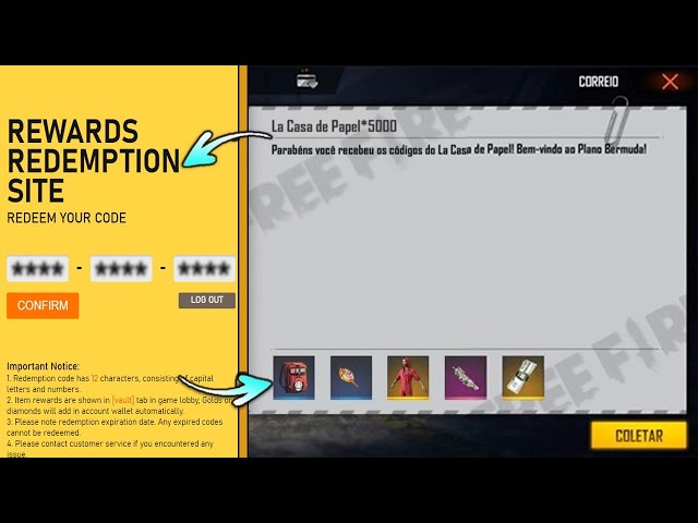 Garena Free Fire - Esse é pra quem não abre mão do outfit nem na hora de  subir capa! 🥵 Códigos Quentes tá na área com Conjunto e Mochila Playba,  curtiram? 😎