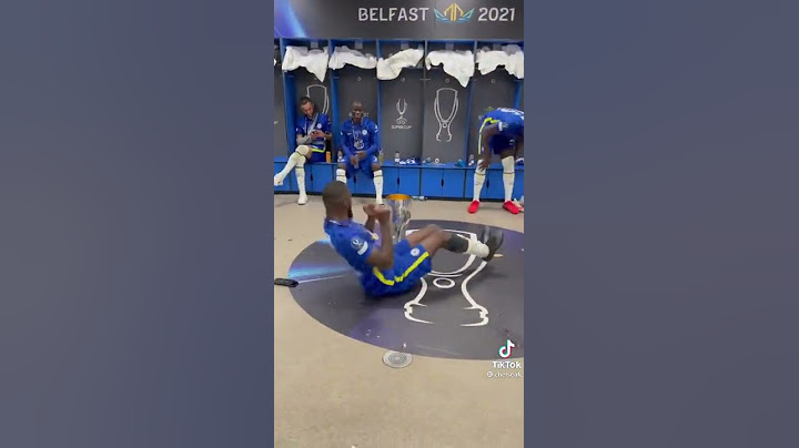 Rudiger, Zouma And Tammy Dancing After Supercup Win
