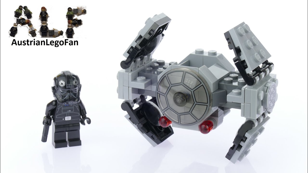 Lego Star Wars 75128 TIE Advanced Prototype™ - Lego Speed Build Review -  YouTube