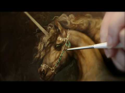 Painting a Decorative Bridle Part 1 Timelapse