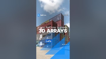 How to create a 3d array with #RailClone in #3dsmax