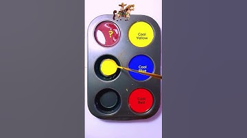 Guess the Color | yellow + blue + Red #colormixing #amazing #shorts #colors