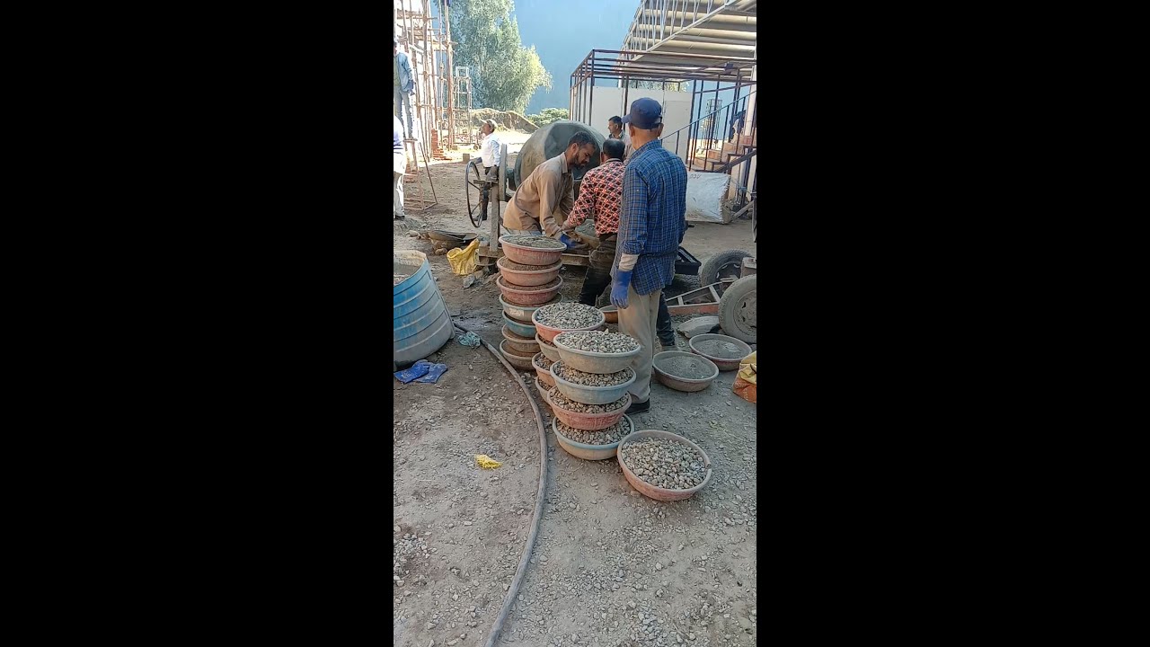 How to prepare M15 mix design in pan mixer