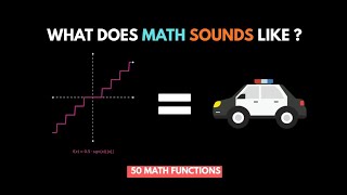 If Math Functions Had Sounds | 50 Equations With Sound Explained 