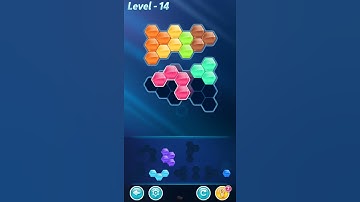 BLOCK! Hexa Puzzle! Rainbow D Level 14 (Premium) - Lösung Solution Walkthrough