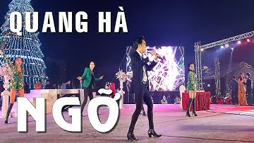 CA SĨ QUANG HÀ VỚI CA KHÚC NGỠ | LẦN ĐẦU TIÊN TRÊN SÂN KHẤU HANAKA TỪ SƠN BẮC NINH | NS TÂM XÍ MUỘI