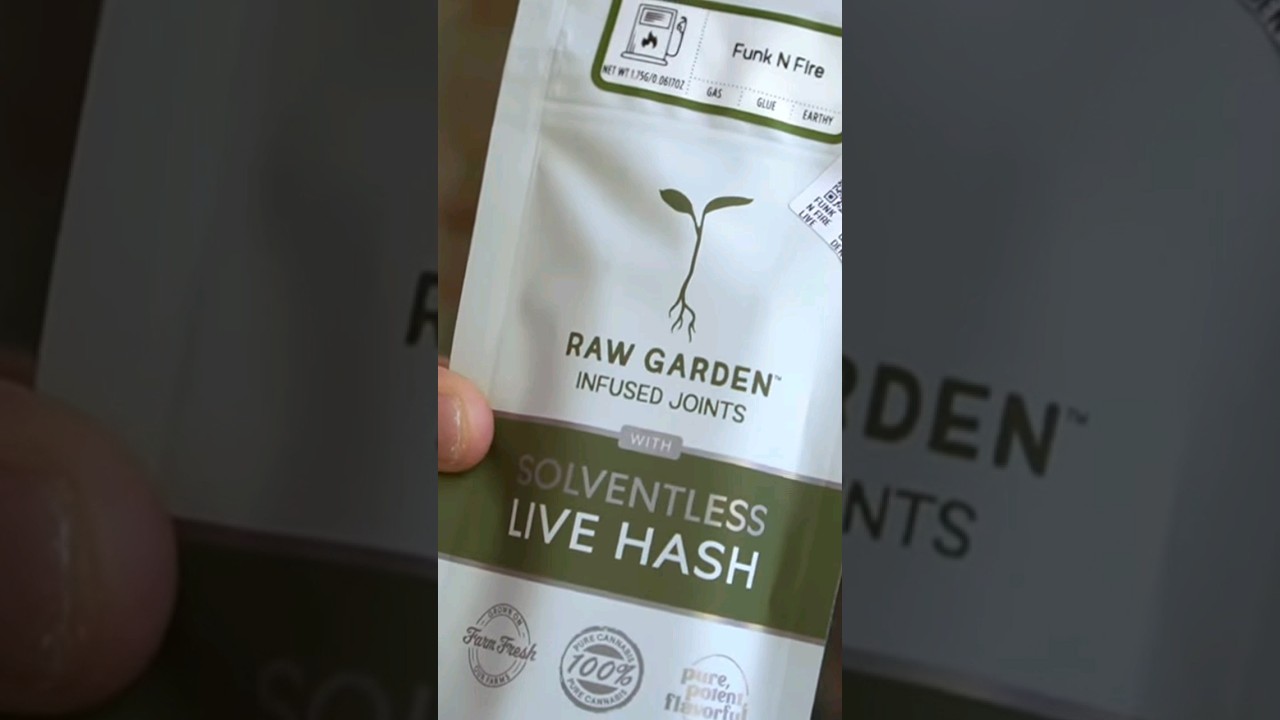 Have you tried Raw Gardens hash joints?