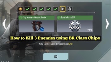 How to Kill 3 Enemies using BR Class Chips in COD Mobile | Call Of Duty Events Guide