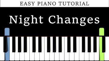 One Direction - Night Changes | Piano