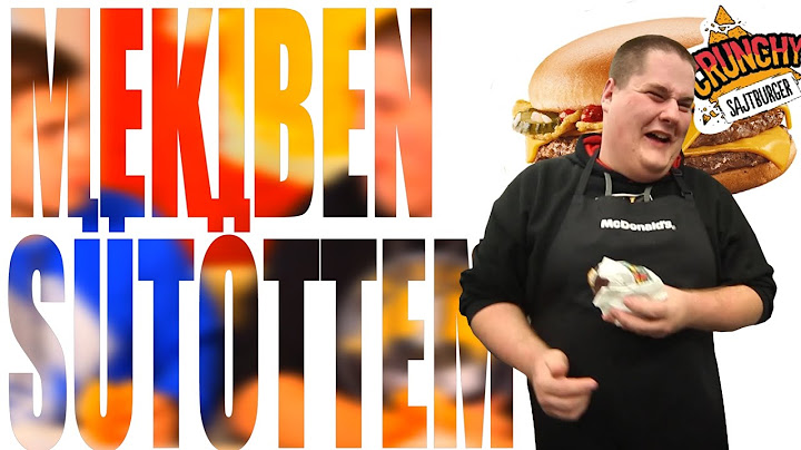 ÚJ SAJTBURGERT SÜTÖTTEM A MEKIBEN!