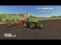 Seeding SOYBEANS, Collecting STRAW &amp; SILAGE BALES, Cultivating | Felsbrunn | FS22 | Timelapse #31