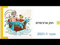 2021-1 פיזיקה כיתה ח. חוק ארכימדס