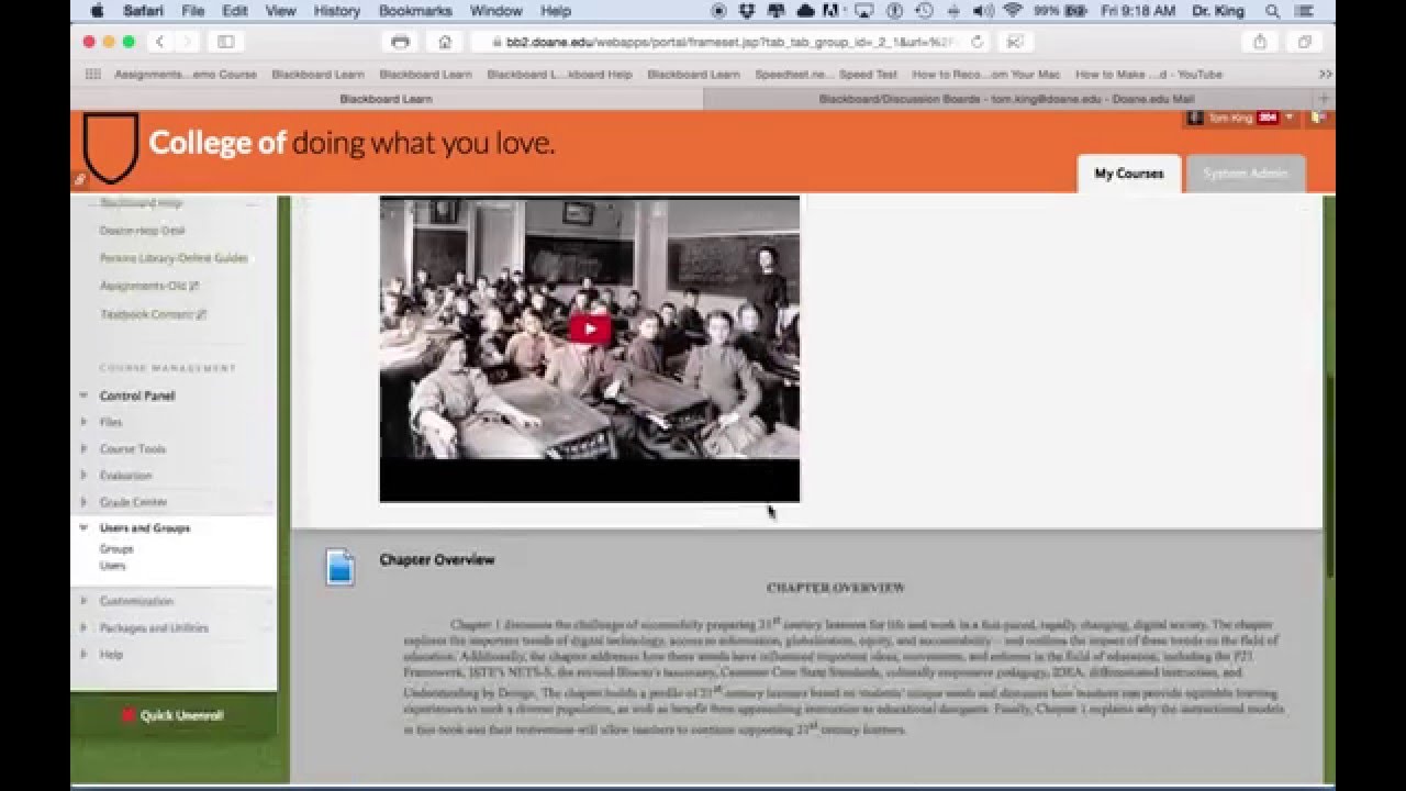 How to set up a Discussion Board within a Weekly Assignment Area? YouTube