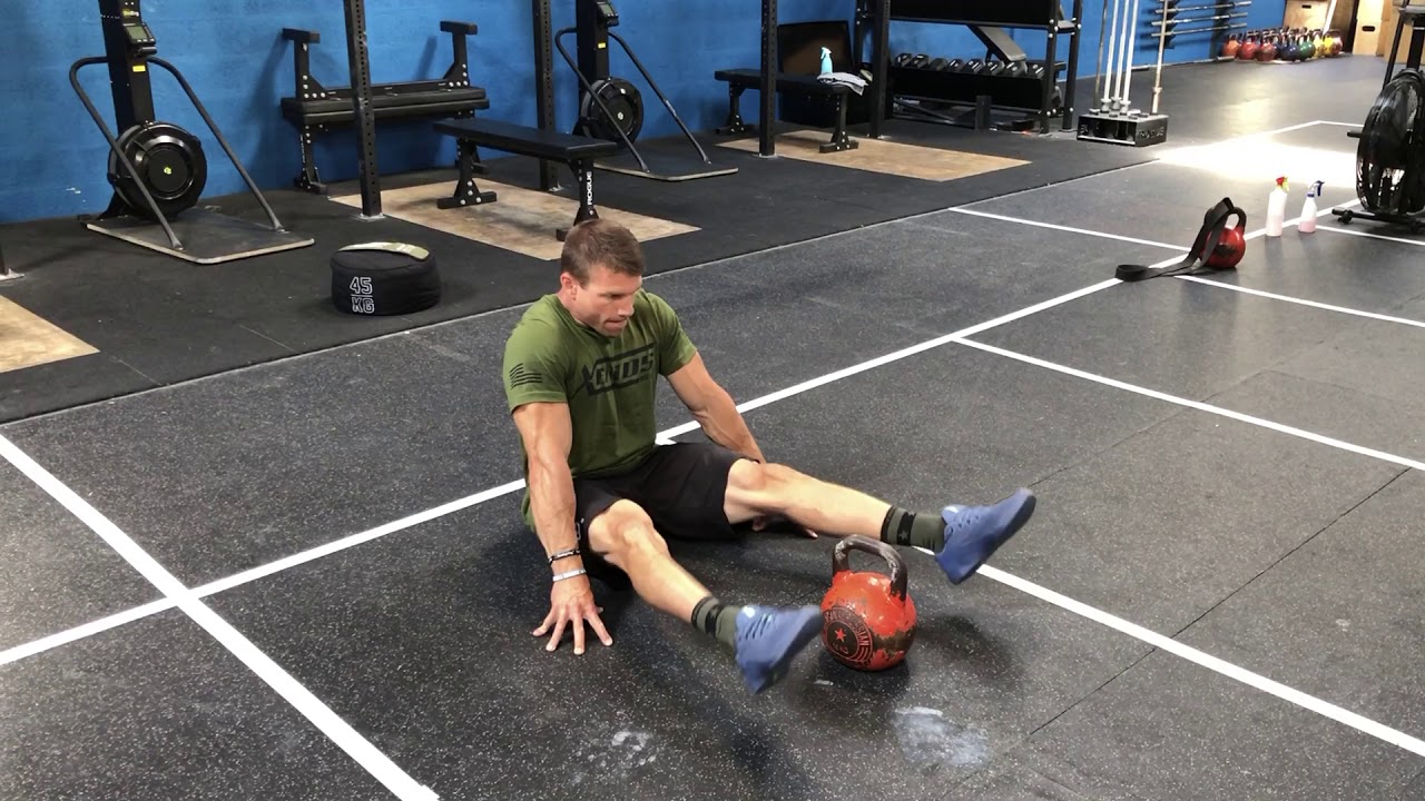 Seated Leg Lift Over - YouTube