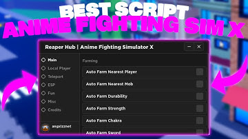 [🌟UPDATE 4] The *BEST* Anime Fighting Simulator X Script 🔪 | Autofarm Mobs + Players!