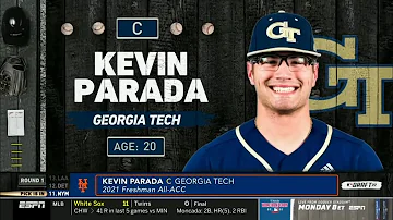 Mets Draft C Kevin Parada from Georgia Tech with 11th pick of 2022 MLB Draft