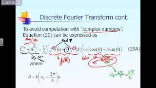 Lecture 9: Discrete Fourier Transform Part 2 of 2
