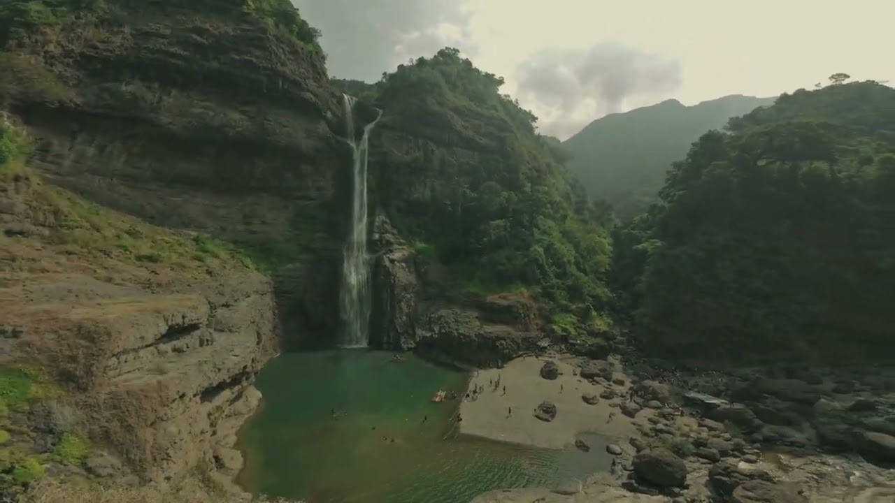 Aw-Asen Falls (Drone Shot)