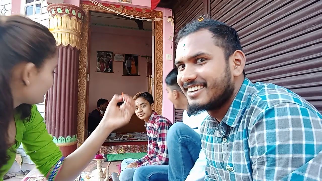 tihar with my brother and sister 