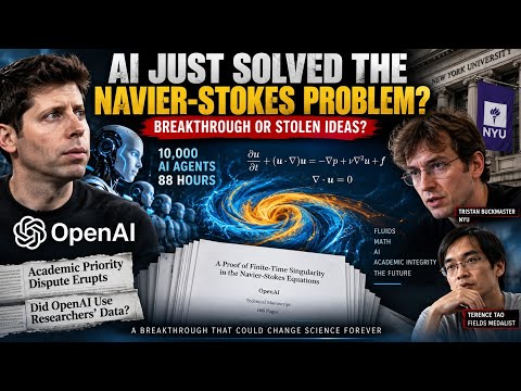 OpenAI Claims AI Solved a 100-Year Math Problem in 88 Hours | Navier-Stokes Controversy