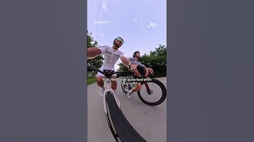 Shot on @insta360 X5. Grab yours today! Use code: INRC5G3 #insta360 #funny #cycling