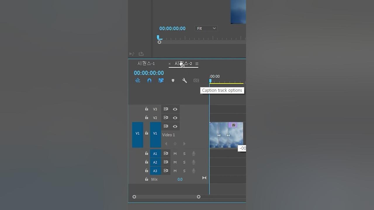 [프리미어] 현재 시퀀스의 클립을 다른 시퀀스로 가져가기 Take Clips from Current Sequence to