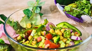 Healthy Chickpea Salad For Iftaar Ramadan Special Salad Balela Chickpea Salad