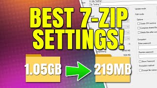 Best 7-Zip Compression Settings for 7z and Zip File Formats screenshot 2