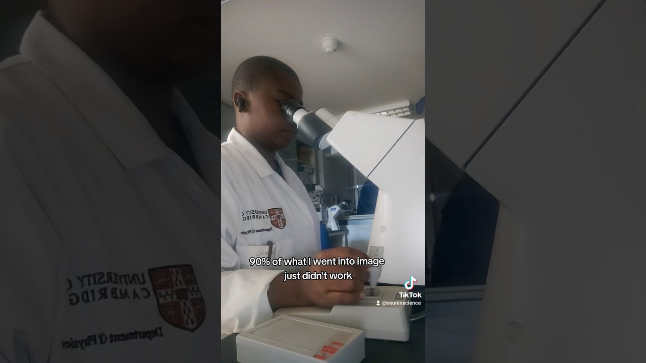 sometimes PhD life just humbles you 😅 #seuninscience #phdlife #cambridge #weeklyvlog